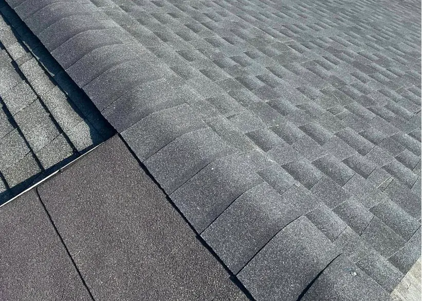 Single story tile roof.